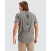 NXP.WRK - Blueprint Dual Curved T-Shirt - Charcoal | NPWTS02-CHAR